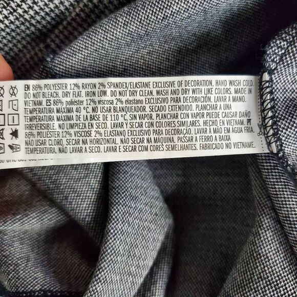 Forever 21 Plaid Zip Front Mini Dress Women’s Size M Sleeveless Bodycon - Picture 5 of 6